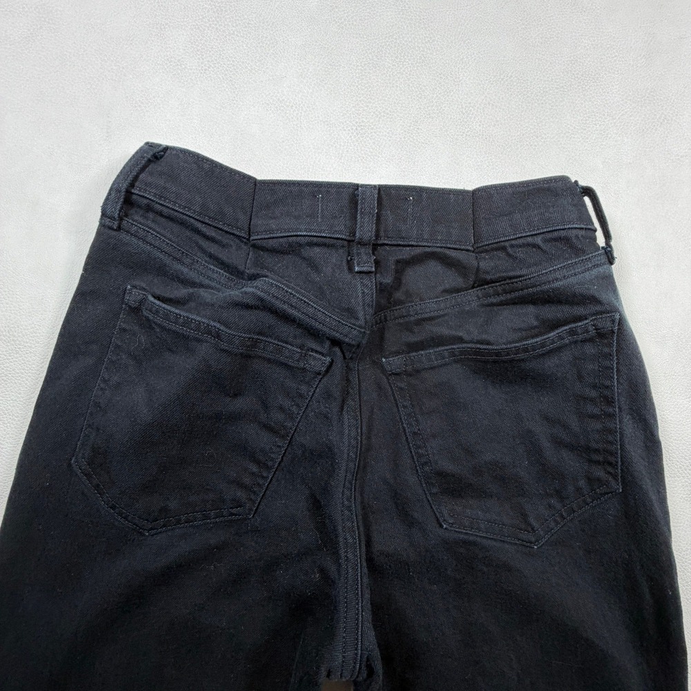 Abercrombie & Fitch High Rise 90s Relaxed Jeans Black Size 26 Long Straight Leg - Picture 10 of 10